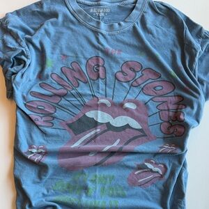 AE Rolling Stones Graphic Tee in Blue